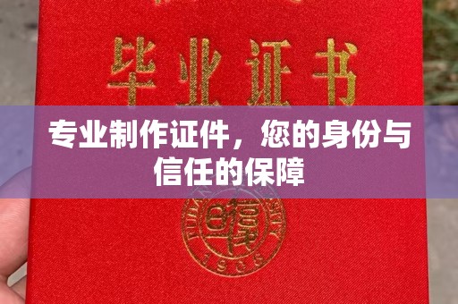 诸暨专业制作证件，您的身份与信任的保障
