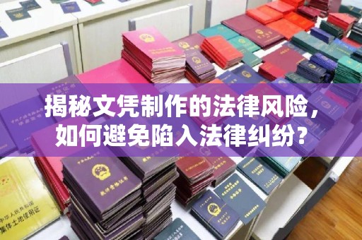 许昌揭秘文凭制作的法律风险，如何避免陷入法律纠纷？